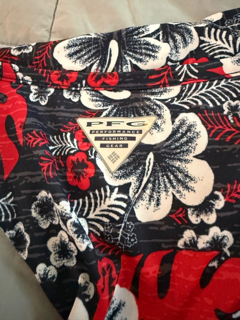 Women’s Columbia Red Floral Tank Dress - Picture 5 of 5